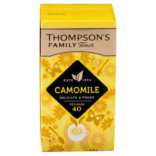Thompson's Camomile - 40 Tea Bags (60g)