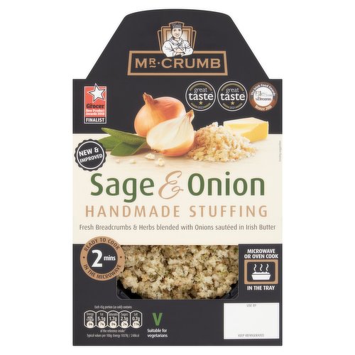 Mr. Crumb Sage & Onion Handmade Stuffing 225g