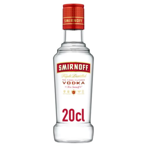 Smirnoff No.21 Vodka 20cl PMP £5.99 - Bottle