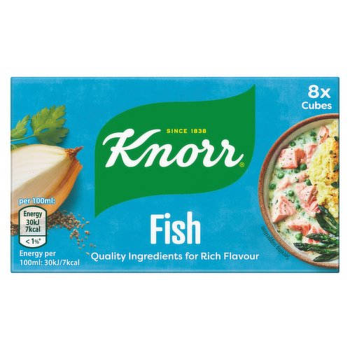 Knorr  Stock Cubes Fish 8x 10 g 