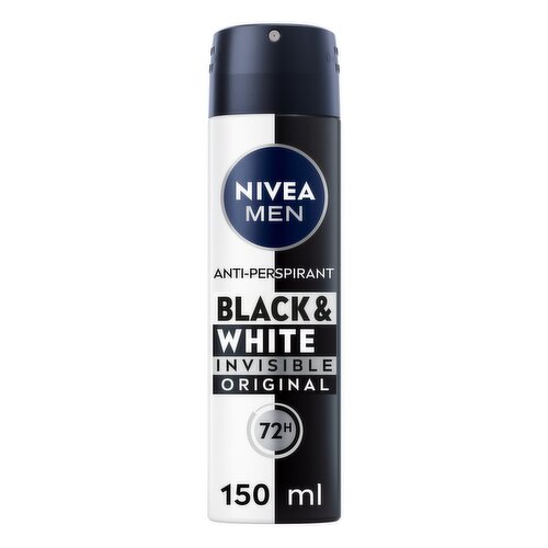 NIVEA Black & White Original Anti-perspirant Deodorant Spray 150ml