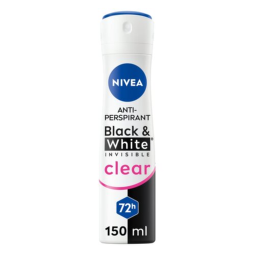 NIVEA Black & White Original Anti-Perspirant Deodorant Spray 150ml 150ml 