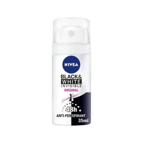 NIVEA NIVEA Black&White Original Anti-Perspirant Travel Spray 35ml 35ML