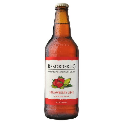 Rekorderlig Premium Swedish Cider Strawberry-Lime 500ml