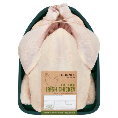Dunnes Stores Free Range Irish Chicken 1.4kg