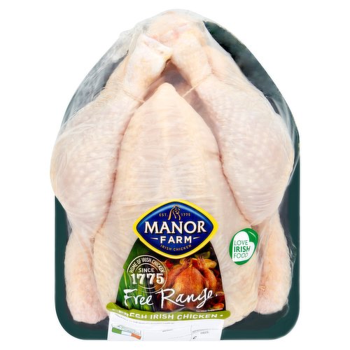 Manor Farm Free Range Fresh Irish Chicken 1.5kg