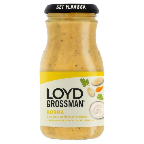 Loyd Grossman Korma Curry Cooking Sauce 350g