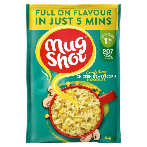 Mug Shot Comforting Chicken & Sweetcorn Noodles 54g