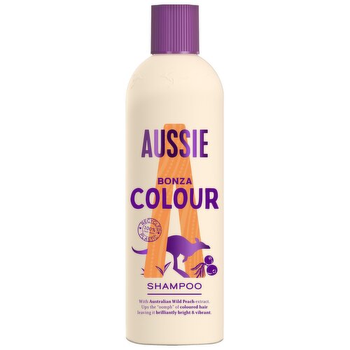 Aussie Bonza Colour Shampoo - Colour-Protecting - For Vibrant Hair, 300ml