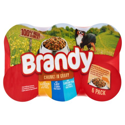 Brandy Chunks in Gravy Variety 6 x 395g