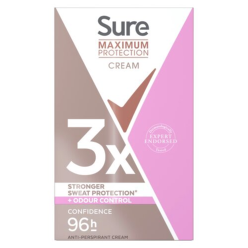 Sure Maximum Protection Anti-perspirant Cream Stick Confidence 45 ml 