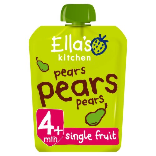 Ella's Kitchen Organic Pears First Tastes Baby Food Pouch 4+ Months 70g