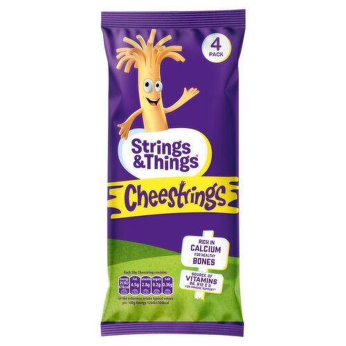 Strings & Things Cheestrings 4 x 20g (80g)