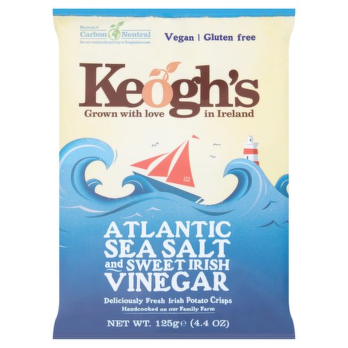 Keogh's Atlantic Sea Salt and Sweet Irish Vinegar 125g