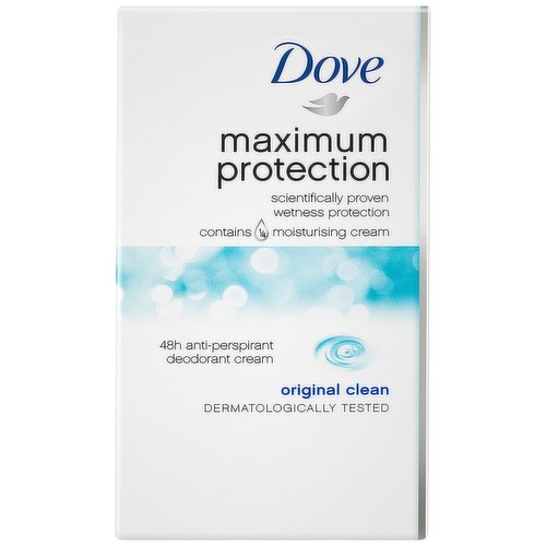 Dove Maximum Protection Anti-perspirant Cream Stick Original Clean 45 ml 