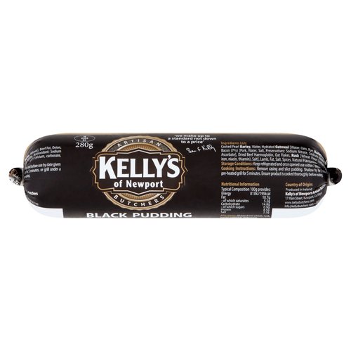 Kelly's of Newport Artisan Butchers Black Pudding 280g