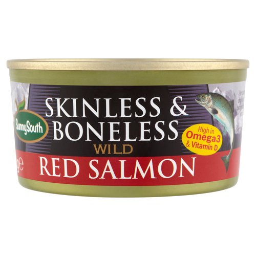 Sunny South Skinless & Boneless Wild Red Salmon 170g