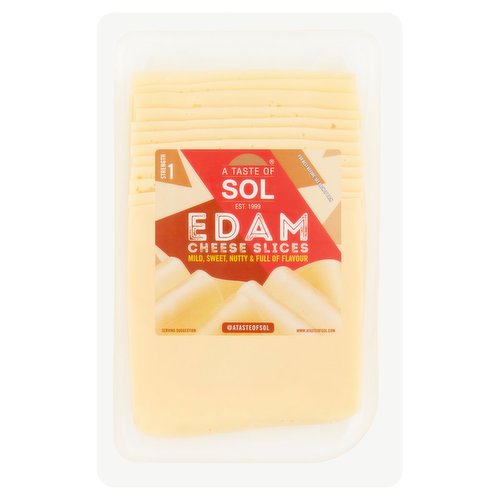 A Taste of Sol Edam Cheese Slices 250g