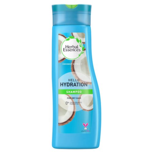 Herbal Essences HELLO HYDRATE Hydrating Shampoo | Coconut Extract | For Dry Hair | 400ml