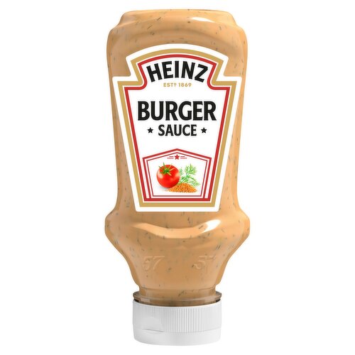 Creamy sauce with tastes of mustard and dill.<br/><br/><b>Further Description</b><br/>Check out our sauces recipes at Heinz.co.uk<br/><br/><b>Features</b><br/>A deliciously rich and herby American style sauce<br/>Mixed with a combination of tomatoes and herbs<br/>The perfect addition to burgers or hot dogs<br/>Try the rest of our world flavour inspired sauces to continue the taste adventure<br/><br/><b>Pack Size</b><br/>230g ℮<br/><br/><b>Usage Other Text</b><br/>Servings per bottle - 15<br/><br/><b>Usage Count</b><br/>Number of uses - Servings - 15<br/><br/><br/><b>Ingredients</b><br/>Sunflower Oil<br/>Water<br/>Tomato Puree 15%<br/>Spirit Vinegar<br/>Sugar<br/>Glucose-Fructose Syrup<br/><span style='font-weight: bold;'>Egg</span> Yolk<br/>Salt<br/>Modified Cornflour<br/>Dill 1.1%<br/><span style='font-weight: bold;'>Barley</span> Malt Vinegar<br/>Molasses<br/>Invert Sugar Syrup<br/>Onion<br/>Tamarind Extract<br/>Garlic<br/>Spices<br/>Lemon Oil<br/><span style='font-weight: bold;'>Mustard</span> Powder<br/>Thickeners (Xanthan Gum, Guar Gum)<br/>Flavourings<br/>Colour (Riboflavins)<br/>Dill Extract<br/><br/><b>Storage Type</b><br/>Ambient<br/><br/><b>Storage</b><br/>After opening refrigerate.<br/>
Best before - see cap.<br/><br/><b>Company Name</b><br/>H.J. Heinz Foods UK<br/><br/><b>Company Address</b><br/>London,<br/>
SE1 9SG.<br/><br/><b>Telephone Helpline</b><br/>UK 0800 5285757<br/>ROI 1800 995311<br/><br/><b>Web Address</b><br/>heinz.co.uk<br/><br/><b>Return To</b><br/>H.J. Heinz Foods UK,<br/>
London,<br/>
SE1 9SG.<br/>
heinz.co.uk<br/>
UK Careline 0800 5285757<br/>
(ROI 1800 995311)<br/>