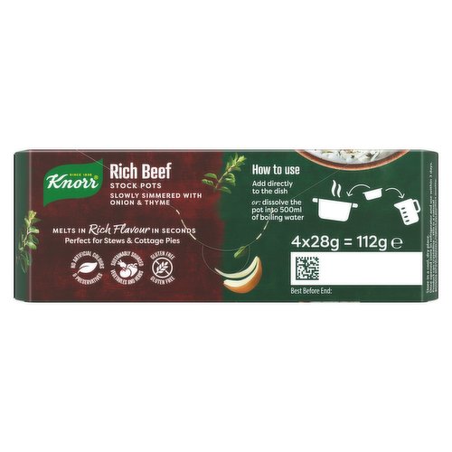 Knorr Lamb Stock Pot 4 x 28g - Pack of 2 : : Grocery