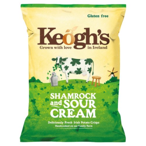 Keogh's Shamrock and Sour Cream 125g