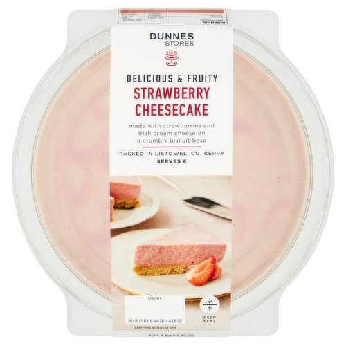 Dunnes Stores Strawberry Cheesecake 475g