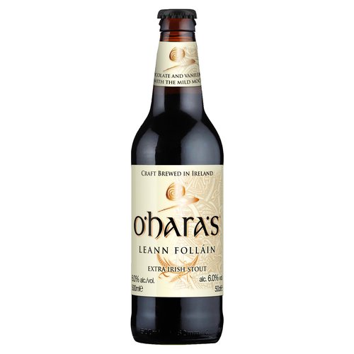 O'Hara's Leann Folláin Extra Irish Stout 50cl