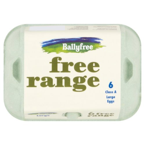 Ballyfree 6 Free Range Large Eggs