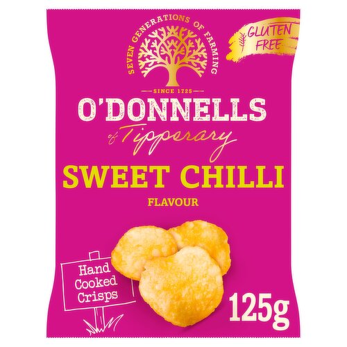 O'Donnells Sweet Chilli Flavour Crisps 125g