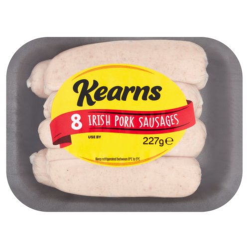 Kearns 8 Irish Pork Sausages 227g