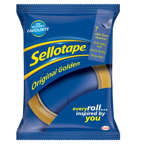 Sellotape Original Golden 24 x 66mm