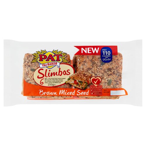 Pat the Baker 6 Slimbos Brown Mixed Seed 250g