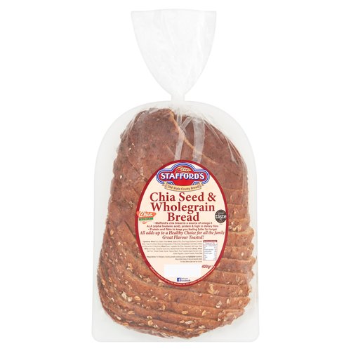 Stafford's Chia Seed & Wholegrain Bread 400g
