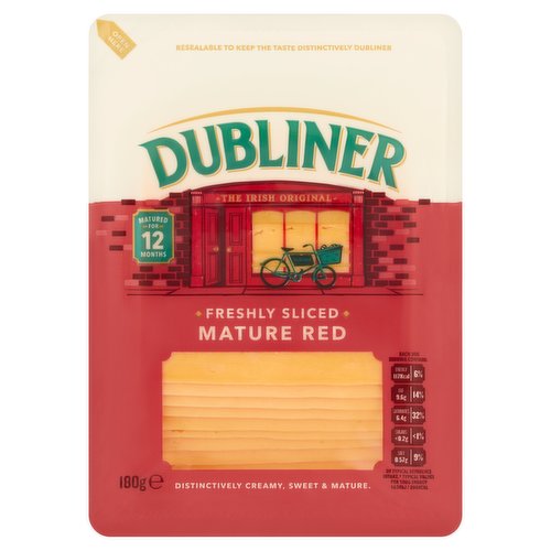Dubliner Freshly Sliced Mature Red 180g