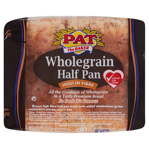 Pat the Baker Wholegrain Half Pan 400g