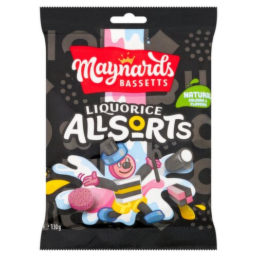 Maynards Bassetts Liquorice Allsorts 130g