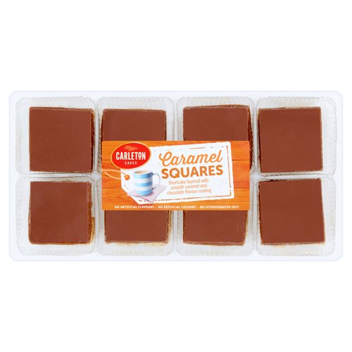 Carleton Cakes 8 Caramel Squares 280g