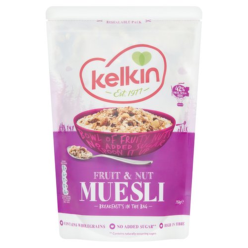 Kelkin Fruit & Nut Muesli 750g