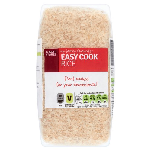 Dunnes Stores My Family Favourites Easy Cook Rice 1kg