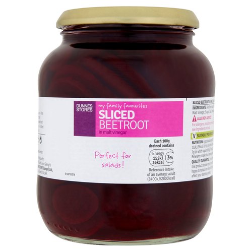 Dunnes Stores My Family Favourites Sliced Beetroot in Malt Vinegar 670g