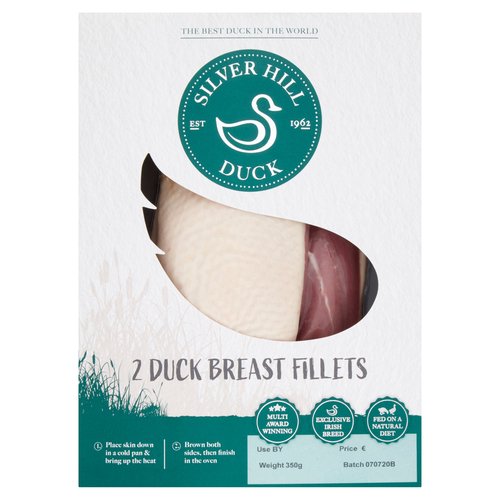 Silver Hill Duck 2 Duck Breast Fillets 350g