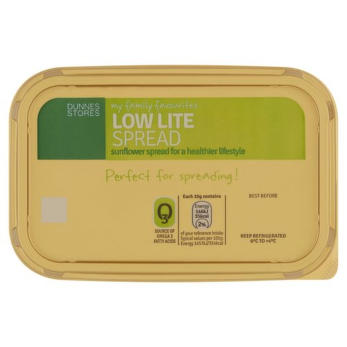 Dunnes Stores My Family Favourites Low Lite Spread 500g