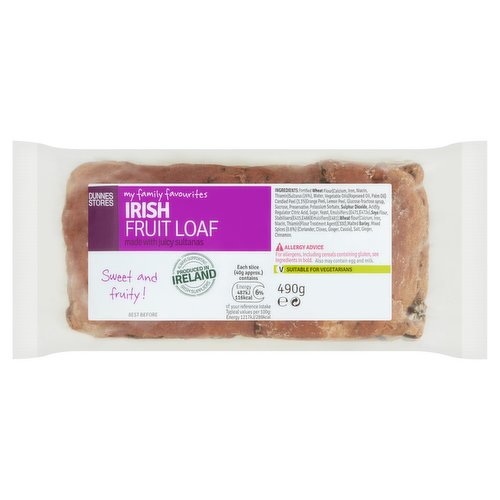 Dunnes Stores My Family Favourites Irish Fruit Loaf 490g