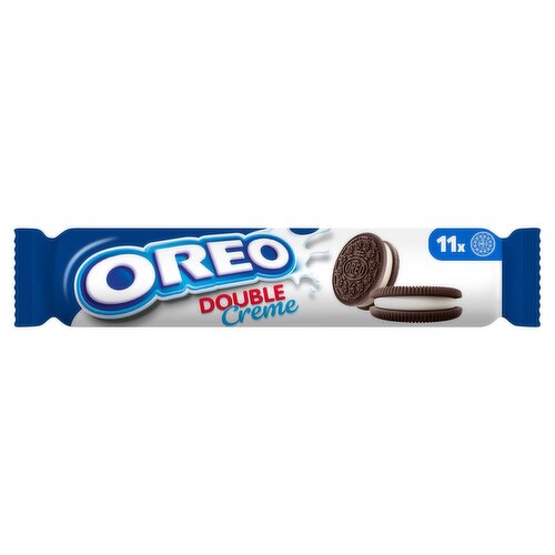 OREO Double Creme Chocolate Sandwich Biscuits 157g