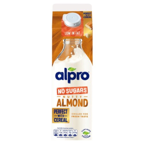 Alpro No Sugars Nutty Almond 1L