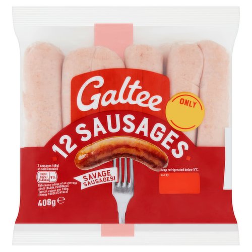 Galtee 12 Sausages 408g