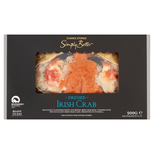 Dunnes Stores Simply Better Dressed Irish Crab 200g