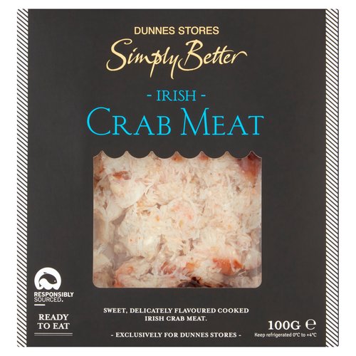 Dunnes Stores Simply Better Irish Crab Meat 100g