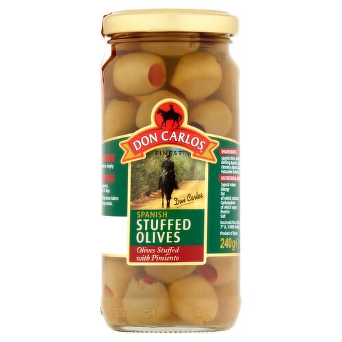 Don Carlos Finest Spanish Stuffed Olives 240g